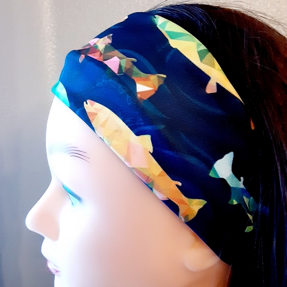 Rainbow salmon lucky fishing headband - Picture 3 of 4